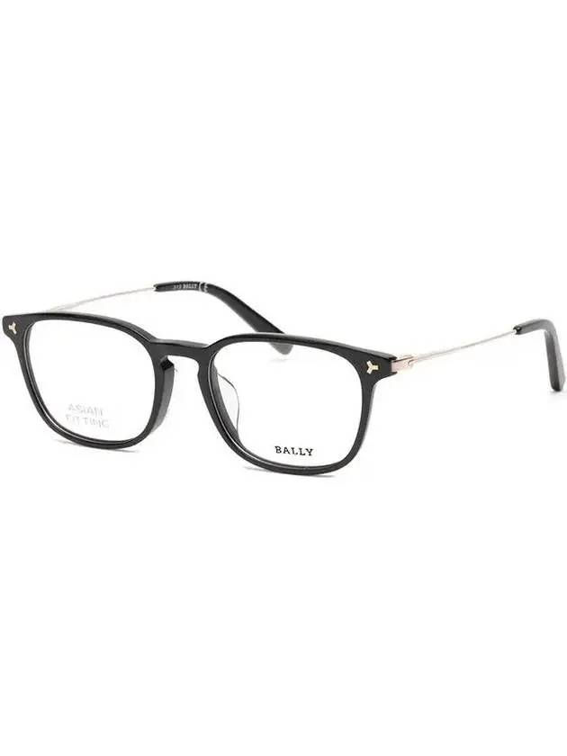 Eyewear Asian Fit Square Horn Rim Pink Bridge Eyeglasses black - BALLY - BALAAN 1