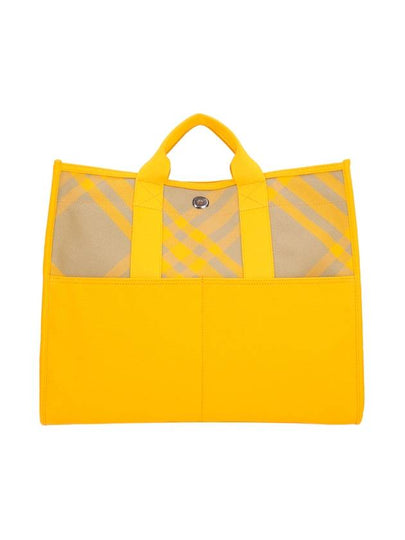 Pocket Shopper Tote Bag Yellow - BURBERRY - BALAAN 2