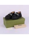 Leather Loafers Black - GUCCI - BALAAN 7