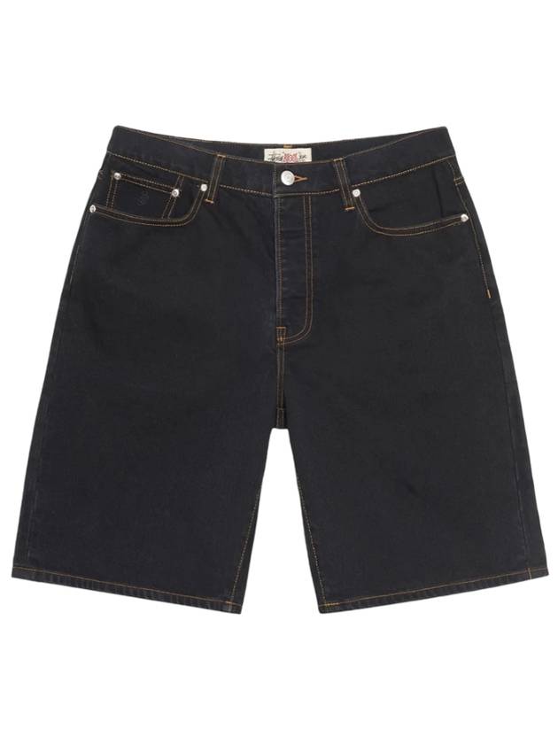 Big All Denim Shorts Washed Black - STUSSY - BALAAN 1