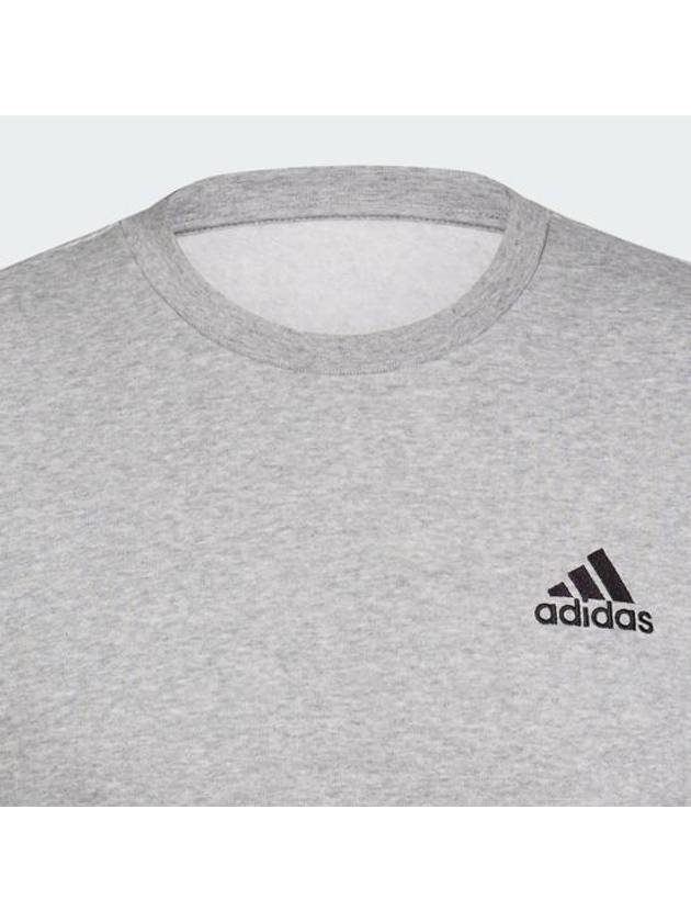 Essentials Fleece Feel Cozy Sweatshirt Medium Grey - ADIDAS - BALAAN 3