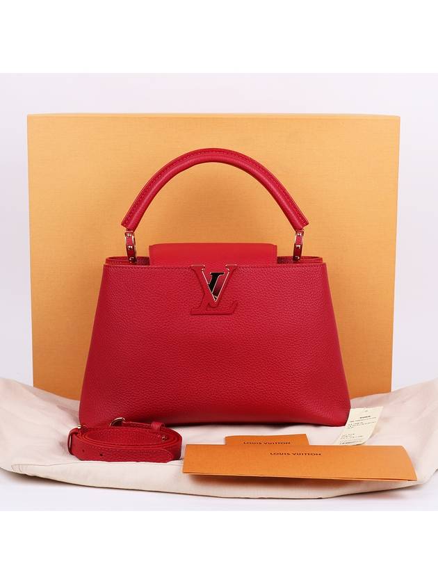 Red Capucine PM Top Handle Shoulder Bag M43935 - LOUIS VUITTON - BALAAN 10