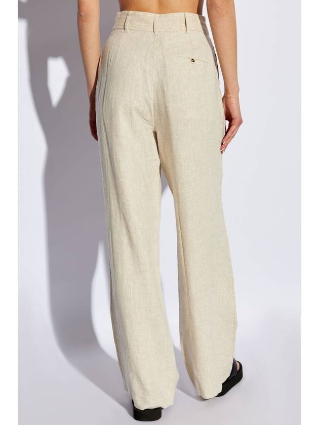 Posse Linen Trousers 'Presley', Women's, Beige - POSSE - BALAAN 4