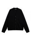 Lucas Merino Wool Knit Cardigan Black - J.LINDEBERG - BALAAN 2