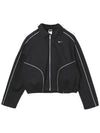 Sportswear Woven Zip-Up Jacket Bluet Black - NIKE - BALAAN 2