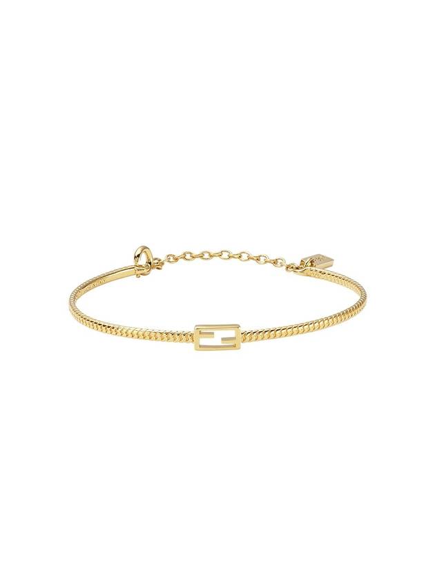 Baguette Armreif Metal Bracelet Gold - FENDI - BALAAN 1