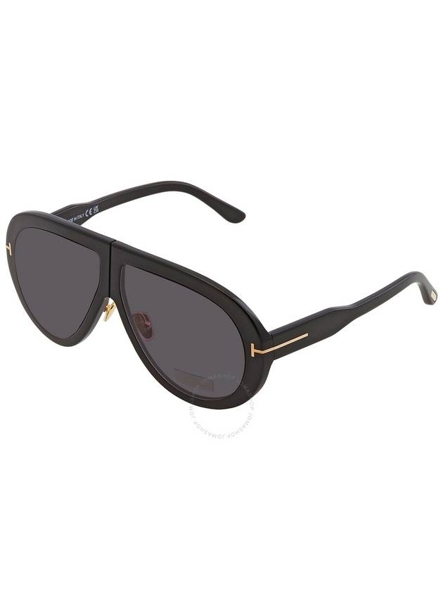 Eyewear Trojan Sunglasses Black - TOM FORD - BALAAN 4