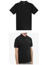 13CMPL113A 005527G 999 Logo Patch Polo Pique Short Sleeve T-Shirt Black Men's T-Shirt TR - CP COMPANY - BALAAN 4