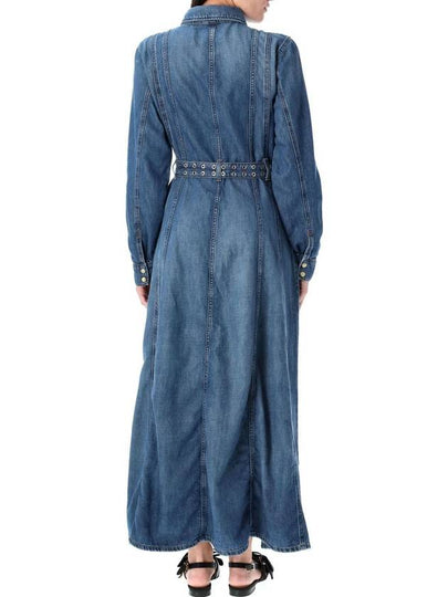 Denim maxi dress - GANNI - BALAAN 2