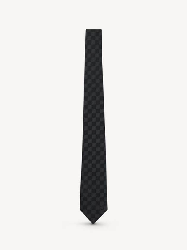 Damier Classic Tie Black - LOUIS VUITTON - BALAAN.