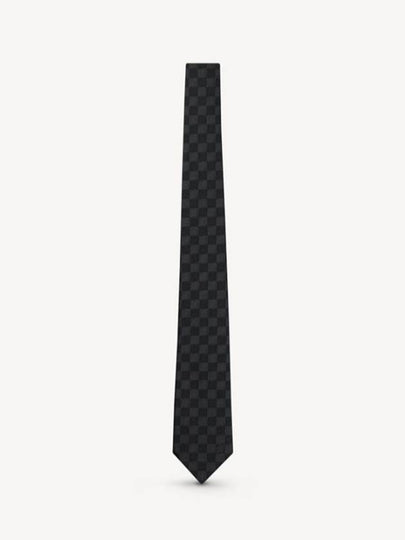 Damier Classic Tie Black - LOUIS VUITTON - BALAAN 2