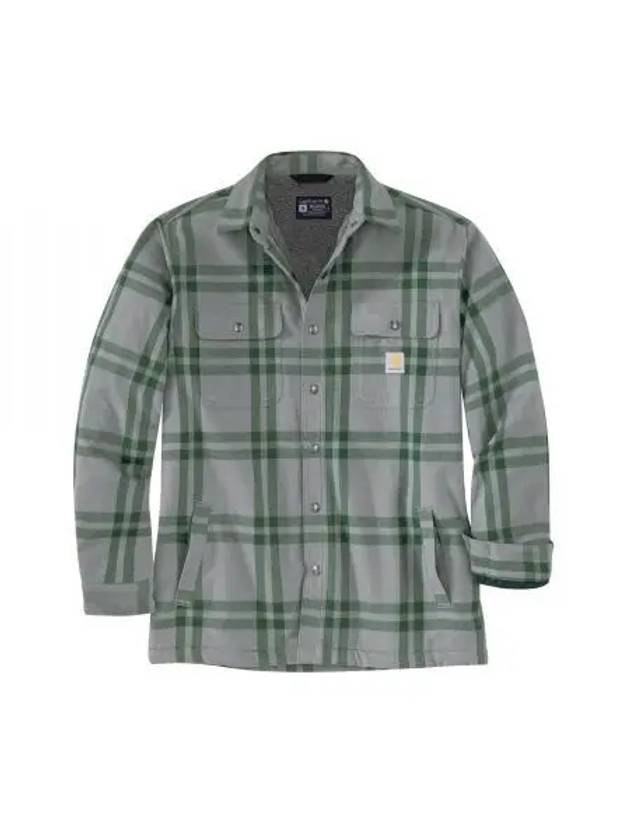 Relaxed Fit Flannel Sherpa Lined Shirt Jac 106354 E82 jacket - CARHARTT - BALAAN 1