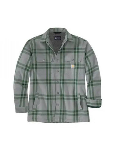 Relaxed Fit Flannel Sherpa Lined Shirt Jac 106354 E82 jacket - CARHARTT - BALAAN 1