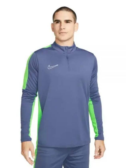 Dri Fit Academy 1 4 Zip Up Long Sleeve T-Shirt Blue - NIKE - BALAAN 2