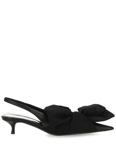 Knife Chemise 40mm Slingback Heels Black - BALENCIAGA - BALAAN 2