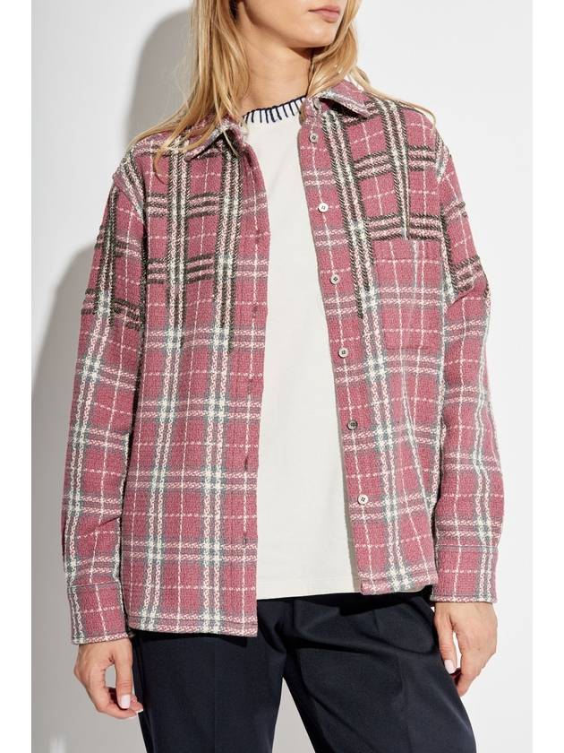 Golden Goose Shirt With Plaid Pattern, Women's, Pink - GOLDEN GOOSE - BALAAN 3