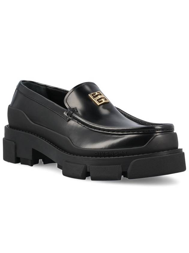 4G Terra Leather Loafers Black - GIVENCHY - BALAAN 3