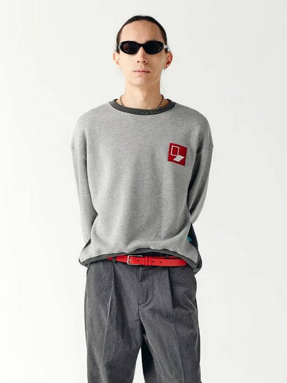 Unisex BXMXMTM Door Box Sweatshirt Mix Gray - CHANCE'S NOI - BALAAN 2