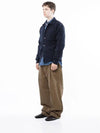 Men s M243OT02NY Dense Cable Collar Neck Knit Button Cardigan Navy - CHANCE'S NOI - BALAAN 6