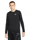 Sportswear Club Fleece Sweatshirt Black - NIKE - BALAAN 2