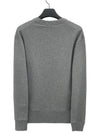 Face Patch Crew Neck Sweatshirt Grey - ACNE STUDIOS - BALAAN 3