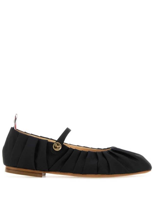 Silk Taffeta Thom John Ruched Ballerina Black - THOM BROWNE - BALAAN 2