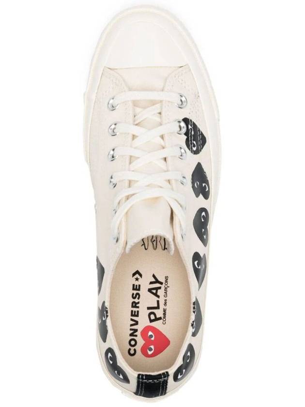 Comme Des Garçons Play X Converse Chuck Taylor `70 Multiheart Low Shoes - COMME DES GARCONS PLAY - BALAAN 3