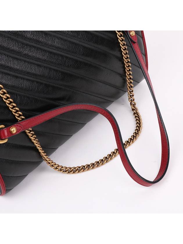 GG Marmont bicolor chain shoulder bag 524592 - GUCCI - BALAAN 6