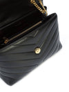 Loulou Quilting Small Chain Shoulder Bag Black - SAINT LAURENT - 4