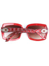 David Lady Square Red Sunglasses 61OJ6 57D16 - DIOR - BALAAN 5