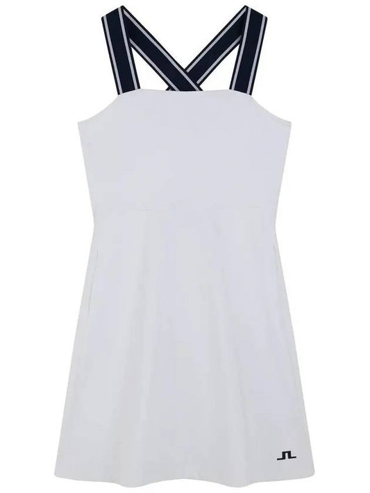 Women's Mona Midi Dress White - J.LINDEBERG - BALAAN 2