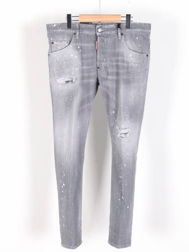 Destroyed Gray Jeans Skater S74LB1477 - DSQUARED2 - BALAAN 1