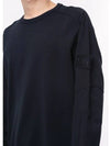 Ghost Piece Sweatshirt Dark Navy 7215637F3 V0020 - STONE ISLAND - BALAAN 4