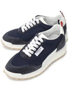 Eco Nylon Alumni Trainer Low Top Sneakers Blue - THOM BROWNE - BALAAN 2