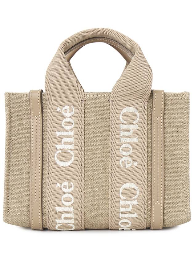 Woody Mini Tote Bag Beige - CHLOE - BALAAN 4