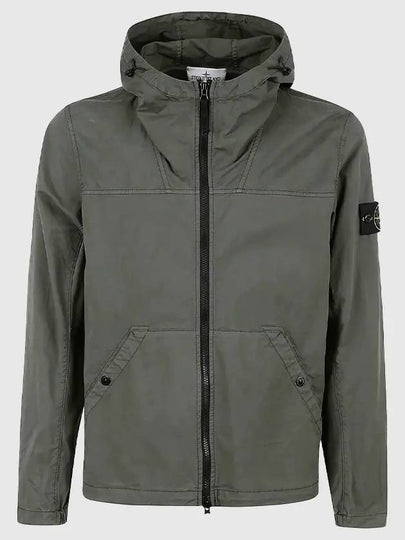 Stone Island zip up hooded overshirt - STONE ISLAND - BALAAN 2