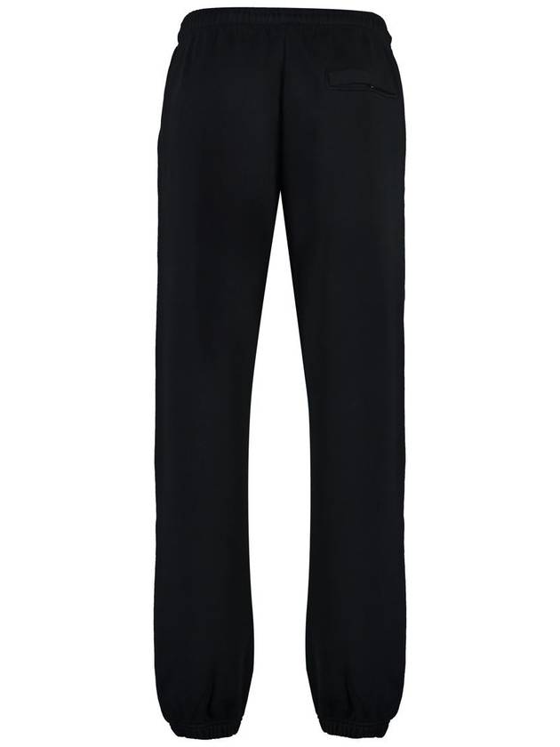 Straight Pants CMCH024F23FLE0021001 Black - MARCELO BURLON - BALAAN 3