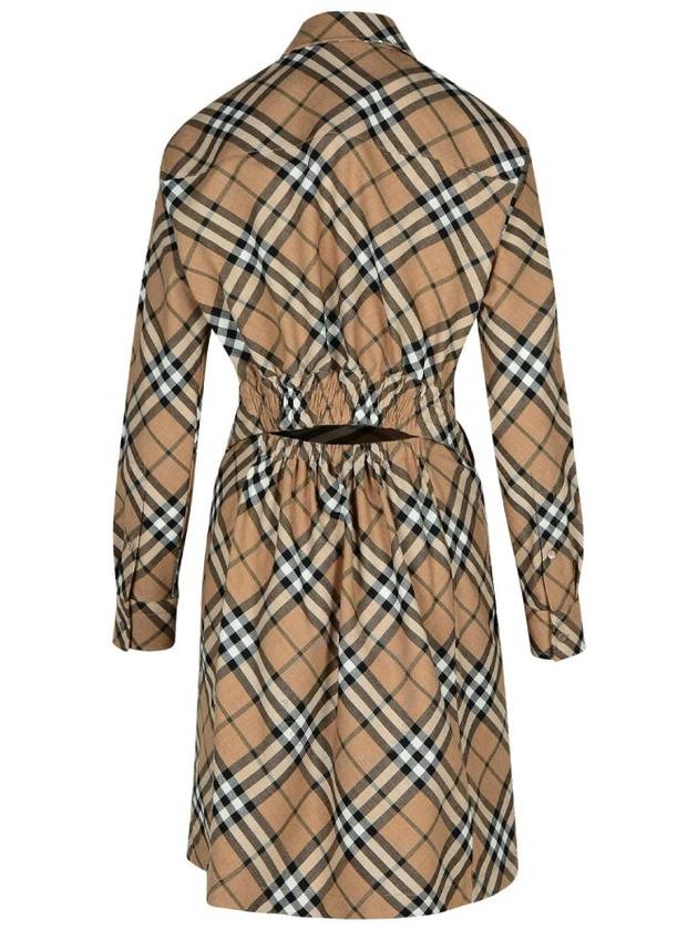 Burberry Nova Checked Shirt Dress, Brand Size 6 (US Size 4) - BURBERRY - BALAAN 2