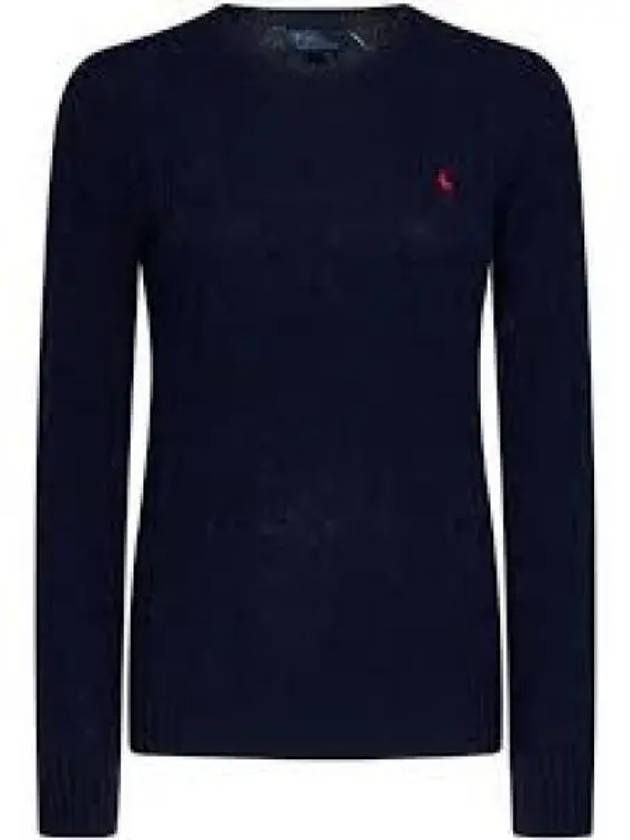 W slim fit cable knit sweater navy 1236525 - POLO RALPH LAUREN - BALAAN 1