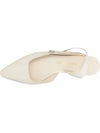 Vania Bow Slingback Flat Shoes Ivory 0763421 - SALVATORE FERRAGAMO - BALAAN 4