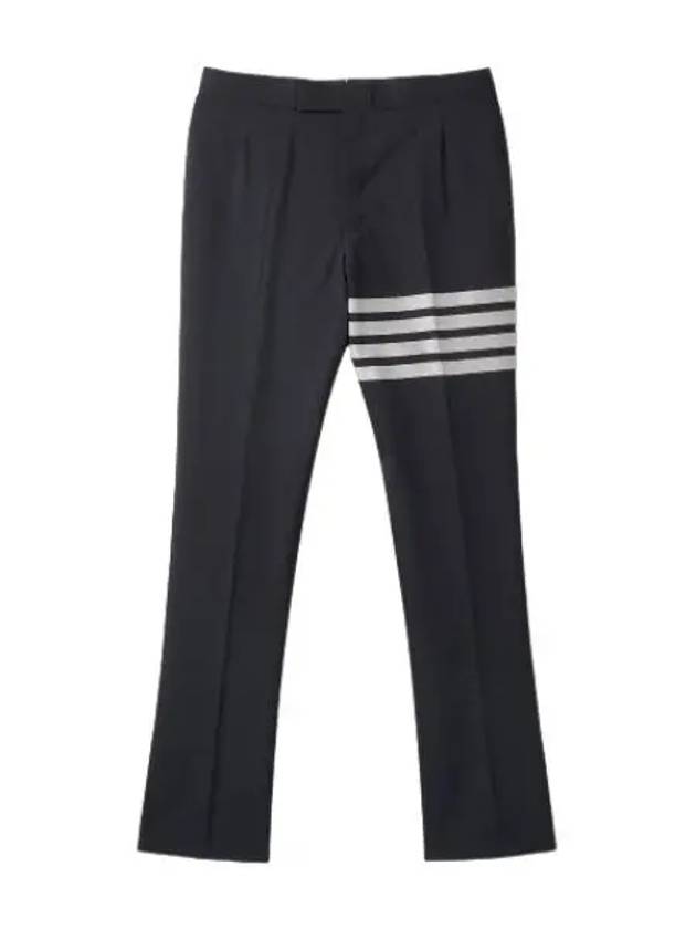 diagonal tailored pants navy - THOM BROWNE - BALAAN 1