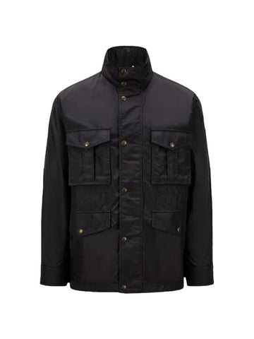 Okab Rain Field Jacket Black - MONCLER - BALAAN 1