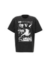 Y PROJECT ROCK Vintage Printing T Shirt 204TS020VINTAGEBLACK - Y/PROJECT - BALAAN 1