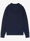 Tricolor Fox Patch Zip Up Hoodie Navy - MAISON KITSUNE - BALAAN 3