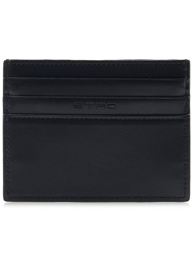 Women's Pegasus Logo Card Wallet Black - ETRO - BALAAN 4