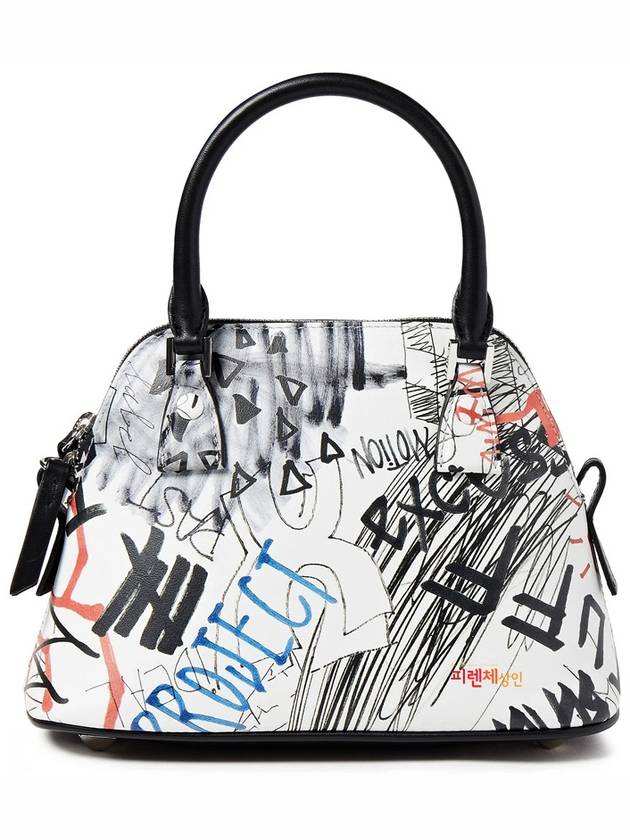 Graffiti 5AC Micro Tote Bag White - MAISON MARGIELA - BALAAN 7