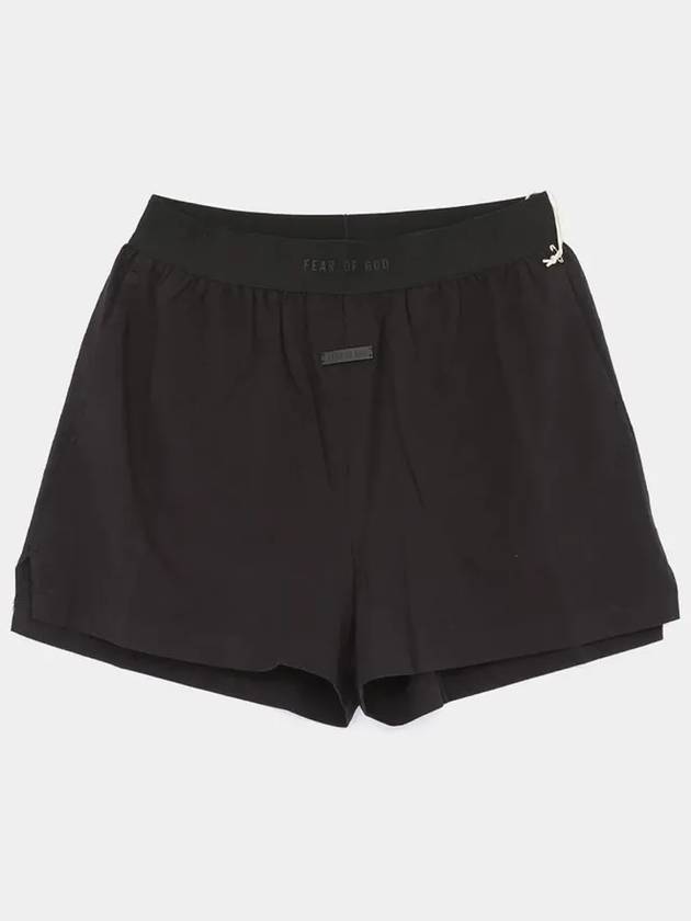 Logo Band Cotton Shorts Black - FEAR OF GOD - BALAAN 3