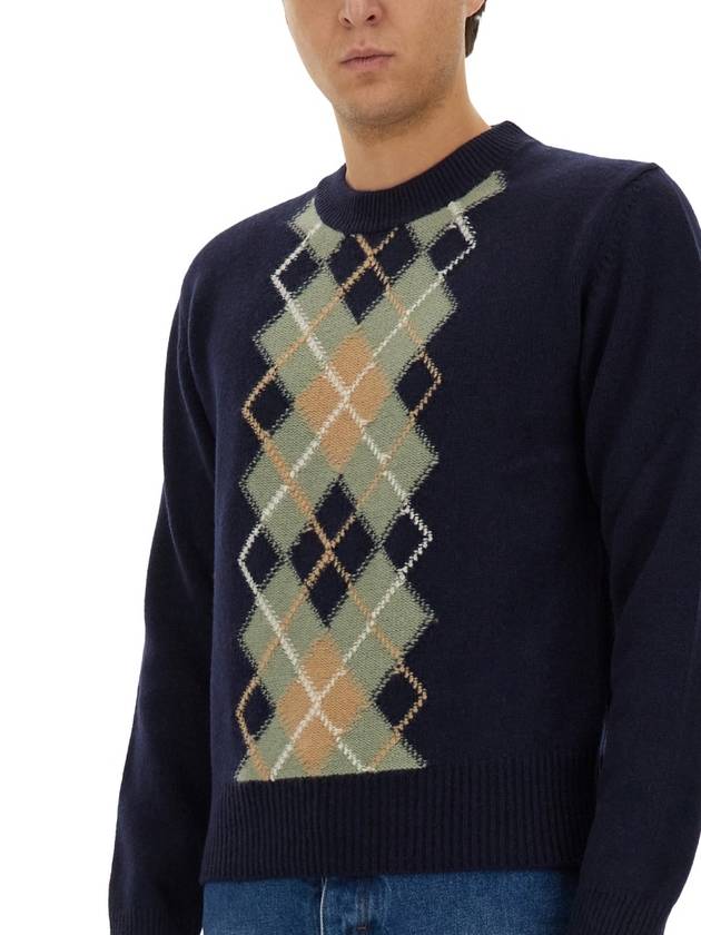 WOOL AND CASHMERE SWEATER - AMI - BALAAN 4