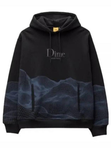 Hooded Sweatshirt SP238 BLK Black - DIME - BALAAN 1