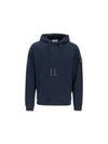 Wappen Patch Brushed Cotton Fleece Hoodie Navy - STONE ISLAND - BALAAN 2